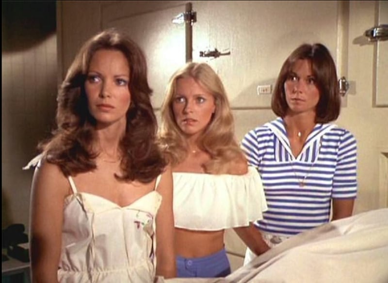 Kate Jackson, Jaclyn Smith, and Cheryl Ladd in "Charlie's Angels."