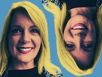 An illustration showing an image of Franklin mayoral candidate Gabrielle Hanson
