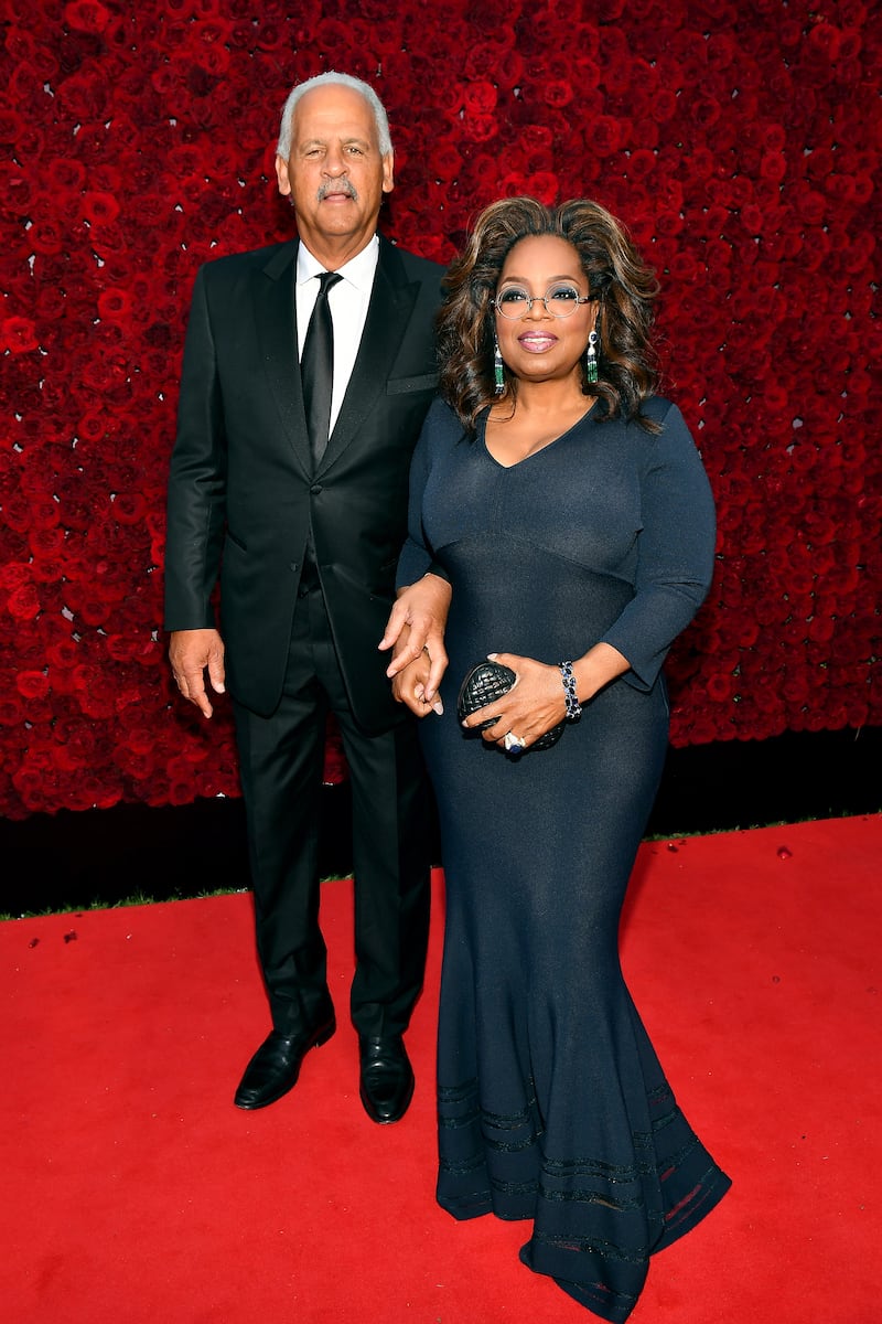 ATLANTA, GEORGIA - OCTOBER 05: Stedman Graham and Oprah Winfrey attend Tyler Perry Studios grand opening gala at Tyler Perry Studios on October 05, 2019 in Atlanta, Georgia. (Photo by Paras Griffin/Getty Images for Tyler Perry Studios)