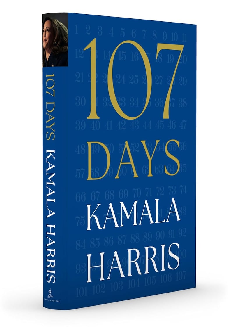 Kamala Hariss' new book, '107 Days.'