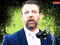 A photo illo illustration of Markwayne Mullin for PunchUp.