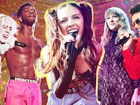 The 2022 Grammy Awards nominees, including Billie Eilish, Lil Nas X, Olivia Rodrigo, Taylor Swift and Bruno Mars.