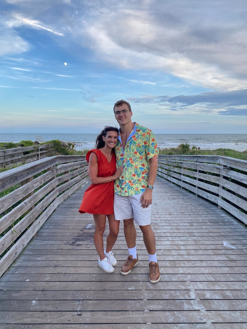 Isaiah said the couple is always trying to get in extra steps: they park in the farthest lot from the grocery store door and even compete over who gets to take out the trash.