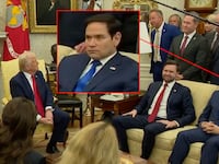 Marcio Rubio goes viral for his demeanor during Oval Office meeting
