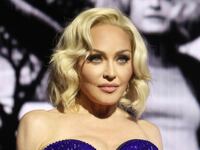 Madonna performs onstage during “The Celebration Tour” at Copacabana Beach in 2024.