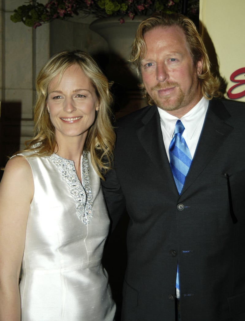 Helen Hunt and Matthew Carnahan at The Metropolitan Museum of Art in New York City in 2005.