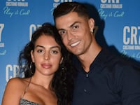 TURIN, ITALY - SEPTEMBER 12: Cristiano Ronaldo and Georgina Rodriguez celebrate the launch of new CR7 Play It Cool with friends and family on September 12, 2019 in Turin, Italy. (Photo by Tullio M. Puglia/Getty Images for CR7 Play It Cool)