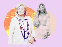 A photo composite of Candice Bergen and Sarah Jessica Parker in Season 2 of And Just Like That...