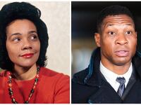 Coretta Scott King and Jonathan Majors