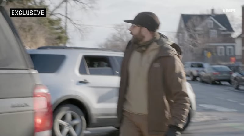 Alex Pretti on footage captured on Jan. 13