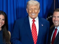 Fox News’ Brooke Singman, President Donald Trump and Rep. Guy Reschenthaler.