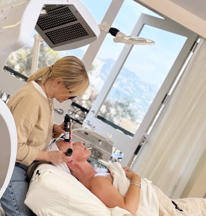 facialist Joanna Czech at her skincare clinic