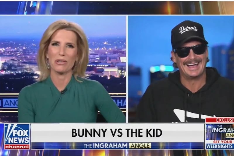 Kid Rock and Laura Ingraham on "The Ingraham Angle"