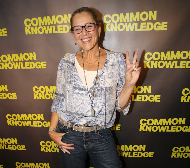 NEW YORK, NEW YORK - JULY 22: (EXCLUSIVE COVERAGE) Camryn Manheim poses at the opening night arrivals for Rosie 'O'Donnell's new one woman show "Rosie O'Donnell: Common Knowledge" at The Daryl Roth Theatre on July 22, 2026 in New York City. (Photo by Bruce Glikas/WireImage)