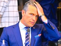 Secretary of Defense Pete Hegseth attends the meeting of NATO Ministers of Defence at NATO Headquarters in Brussels, Belgium on 15 October 2025.
