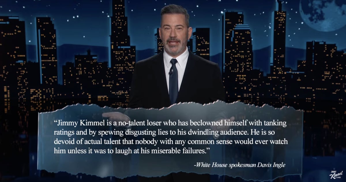 Kimmel Humiliates Trump Goon Who Called Him ‘No-Talent Loser’