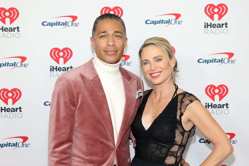 T.J. Holmes and Amy Robach