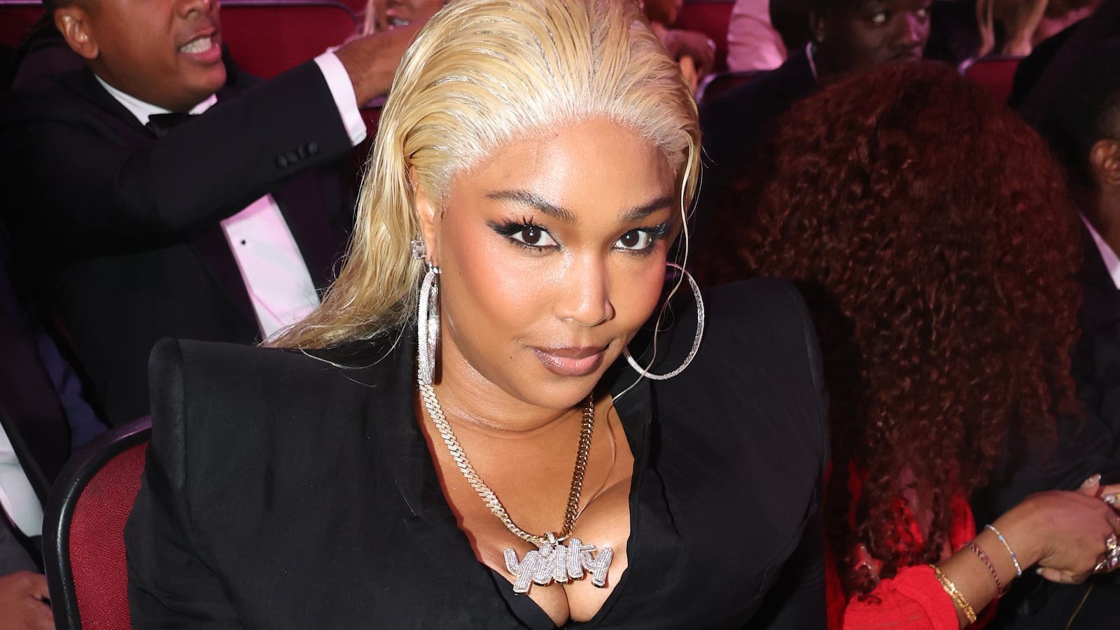 Lizzo attends the 2025 BET Awards at Peacock Theater on June 09, 2025 in LA