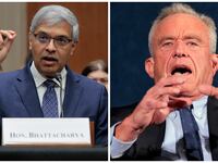 Jay Bhattacharya and Robert F. Kennedy Jr.