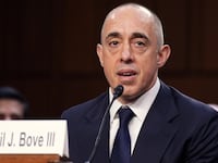 Democrats walked out of the Senate Judiciary Committee vote to advance Emil Bove's nomination to serve as a judge on the U.S. Third Circuit Court of Appeals.