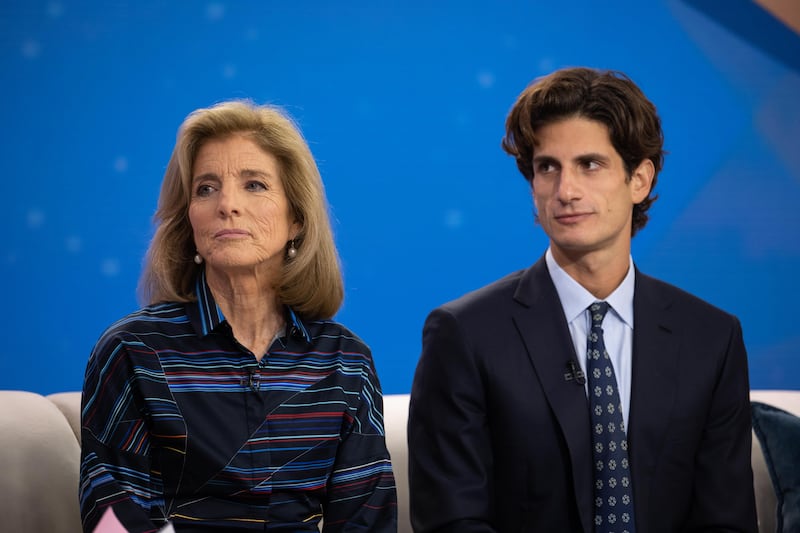 TODAY -- Pictured: Ambassador Caroline Kennedy and son Jack Schlossberg on Tuesday, September 19, 2023 -- (Photo by: Nathan Congleton/NBC via Getty Images)