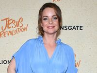 Kimberly Williams-Paisley attends "Jesus Revolution" Los Angeles Premiere at TCL Chinese 6 Theatres on February 15, 2023 in Hollywood, California.