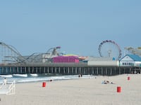 A general view of the atmosphere on location for "Jersey Shore" on June 19, 2012, in Seaside Heights, New Jersey.