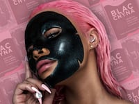 blac chyna X Blendz Crystal Collagen Facial Mask instagram pink ad sponsored spon con does it work dermatology epidermis dermis debunker pseudoscience