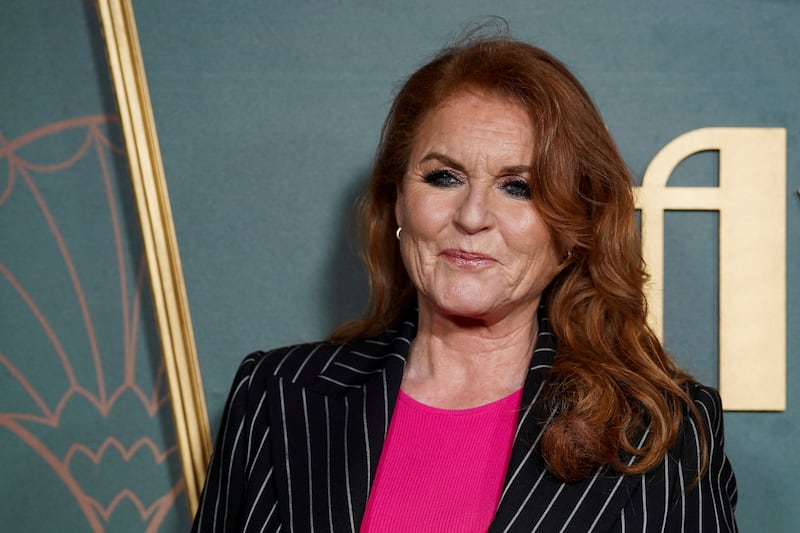 Sarah, Duchess of York, attends the premiere of the film "Marlowe" in London, Britain, March 16, 2023.
