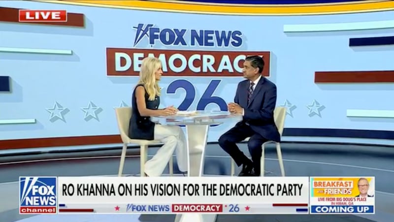 Trump did not like seeing Khanna on 'Fox and Friends.'