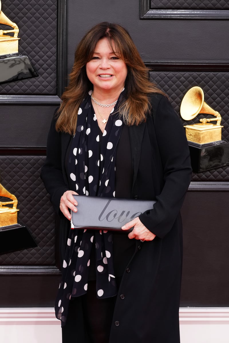 Valerie Bertinelli attends the 64th Annual GRAMMY Awards on April 03, 2022.