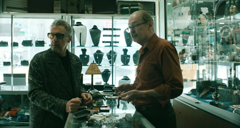 John Turturro and Steve Buscemi in The Only Living Pickpocket in New York.