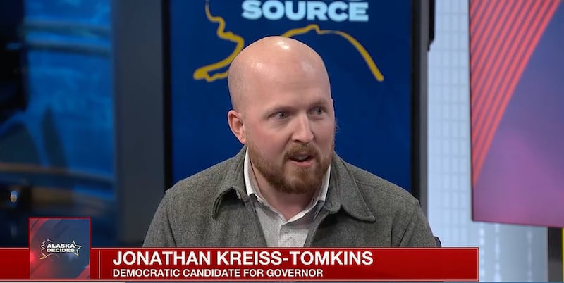 Democratic gubernatorial candidate for Alaska Jonathan Kreiss-Tomkins.