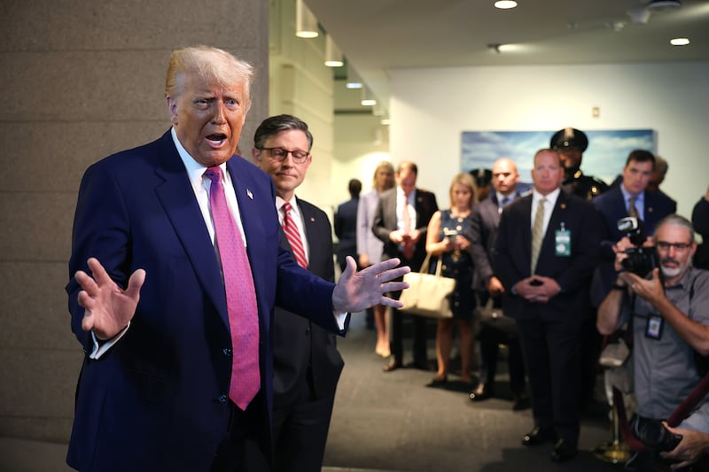 Mike Johnson and Trump
