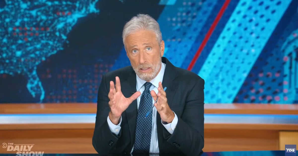 Jon Stewart Exposes Donald Trump’s Potentially World-Ending Grift