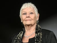 Dame Judi Dench attends the "Finding Harmony: A King's Vision" Windsor Castle Premiere at Windsor Castle on January 28, 2026 in Windsor, England. (Photo by Samir Hussein/WireImage)