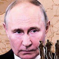 Putin and CAR map
