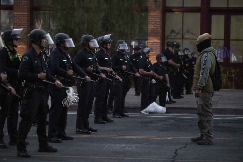 Protests in L.A. over immigration raids have prompted President Trump to send in military personnel.