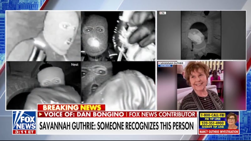 The majority of Fox News's daytime programming on Wednesday focused on the case of Nancy Guthrie's kidnapping.