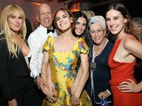 Rumer Willis, Bruce Willis, Tallulah Belle Willis, Demi Moore, Marlene Willis and Scout LaRue Willis—Tallulah has hit back at trolls for saying she and her sister are “unattractive” clones of their father.