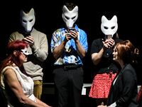 The cast of 'TERF' the play