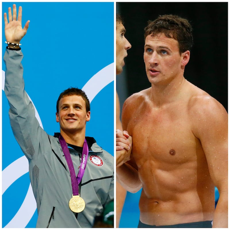 Ryan Lochte said his appearance in 2026 should not be compared to his appearance in 2012. Pictured here at the Olympic finals in 2012.