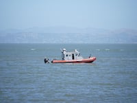 U.S. Coast Guard boat on July 15, 2026 in San Francisco, California.
