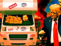 JD Vance Donald Trump photo illustration