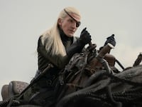 A photo still of Ewan Mitchell in 'House of the Dragon'