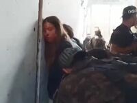 A still from a video of IDF soldiers taken hostage by Hamas.