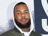 ceon Terrell Taylor aka "The Game" arrives the Universal Pictures And Legendary Pictures premiere of "Straight Outta Compton" on August 10, 2015 in Los Angeles, California. AFP PHOTO / VALERIE MACON
