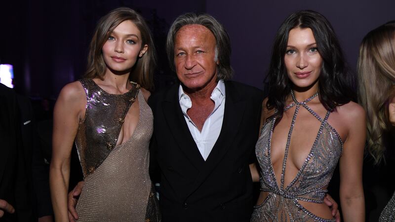 Gigi Hadid, Mohamed Hadid and Bella Hadid