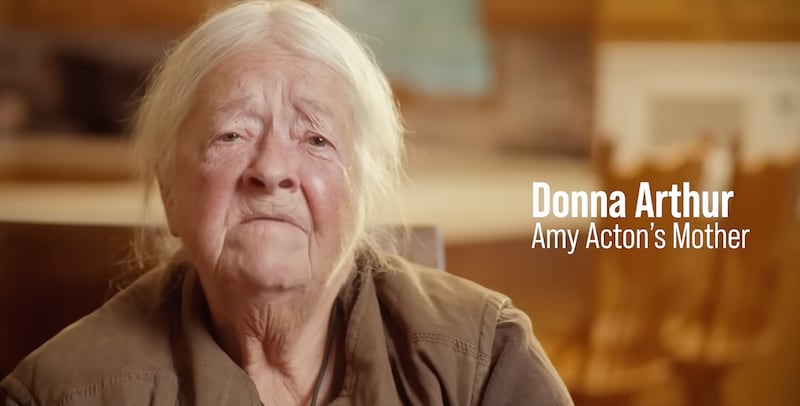 Amy Acton's mother in Vivek Ramaswamy ad.