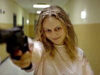 Heather Graham as Elizabeth Derby in Suitable Flesh.